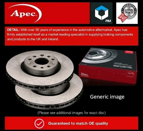 Brake discs pair vented - 2x,