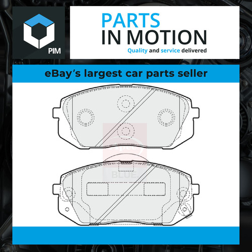 Brake pads set fits kia - brake,